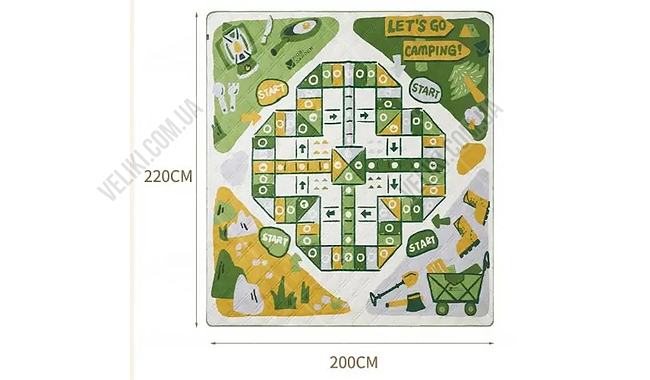 Коврик Mobi Garden Camp NX23663022 - дополнительное фото 1