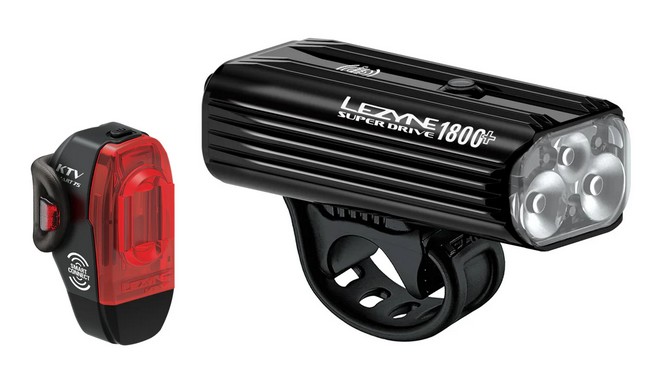 Комплект велосвітла Lezyne Super Drive 1800+ Smart - фото 1