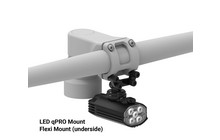 Адаптер крепления велофары Lezyne LED qPRO - дополнительное фото 4