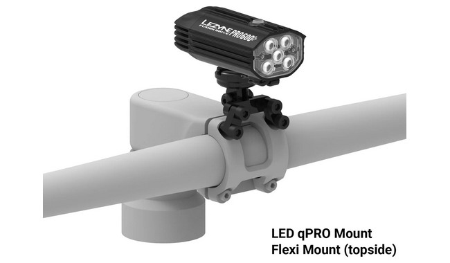 Кріплення велофари Lezyne Flexi Stem - дополнительное фото 2