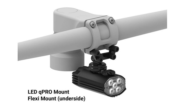 Кріплення велофари Lezyne Flexi Stem - дополнительное фото 3