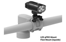 Кріплення велофари Lezyne Flexi Stem - дополнительное фото 2