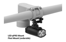 Кріплення велофари Lezyne Flexi Stem - дополнительное фото 3