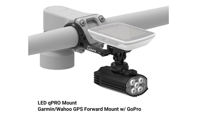 Крепление Lezyne Garmin/Wahoo GPS Forward GoPro - дополнительное фото 2