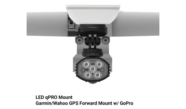 Крепление Lezyne Garmin/Wahoo GPS Forward GoPro - дополнительное фото 3