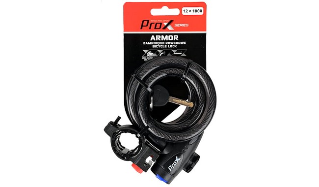 Велозамок ProX Armor 582 12х1000 мм - фото 1
