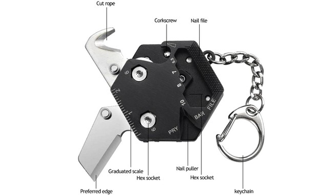 Мультитул-брелок ProX TL-26 - дополнительное фото 3