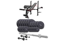 Набір Elitum Titan 109 кг + лава Hop-sport 1055 PRO - фото 1