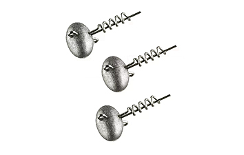 Вантаж штопор Daiwa Prorex Football Screw-in Jig Head Lead Free 21 г 2 шт