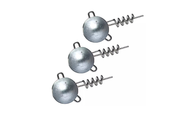 Вантаж штопор Daiwa Prorex Round Screw-in Jig Head Lead Free 10 г 3 шт - фото 1
