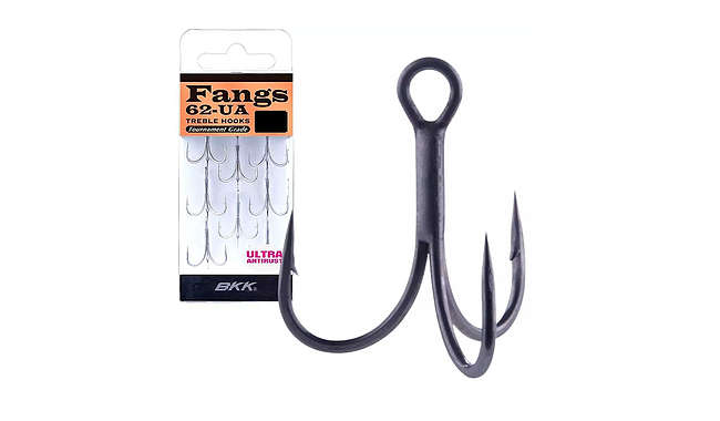 Гачок BKK Fangs-62 UA #1/0 6 шт - фото 1