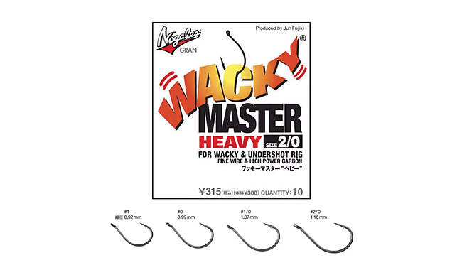 Крючок Varivas Nogales Wacky Master Heavy #1/0 10 шт - фото 1
