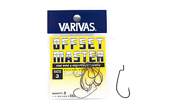 Крючок Varivas Offset Master Light Class #2 9 шт