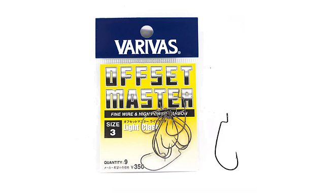 Гачок Varivas Offset Master Light Class #2 9 шт - фото 1