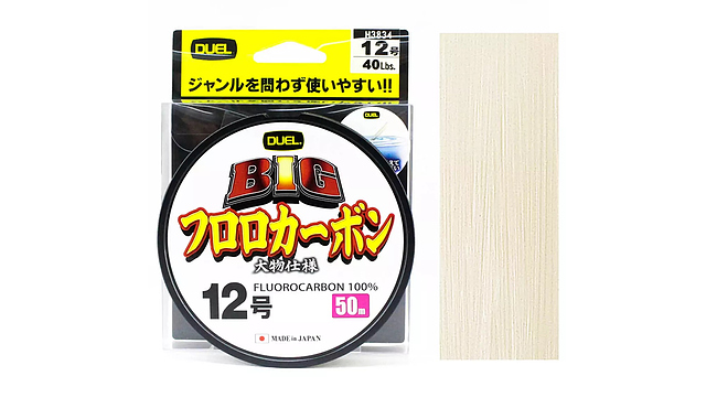 Флюорокарбон Duel Big Fluorocarbon 100% 50 м 0,52 мм 16 кг - фото 1