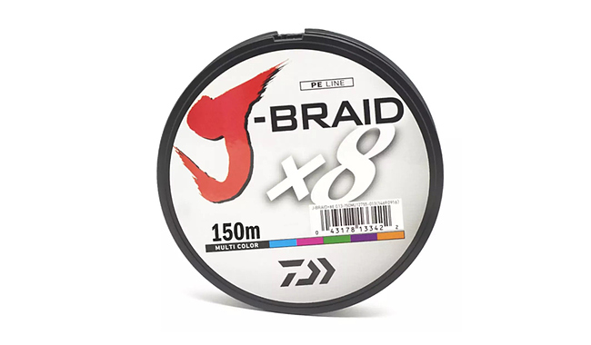 Шнур Daiwa J-Braid X8 150 м 0,06 мм 4 кг - фото 1