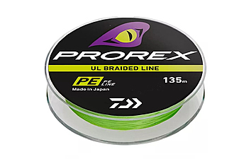 Шнур Daiwa Prorex UL Braid PE 135 м 0,128 мм 4,3 кг