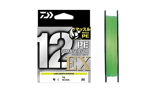Шнур Daiwa UVF PE Dura Sensor X 12EX+Si3 150 м 0,148 мм 7,2 кг - фото 1