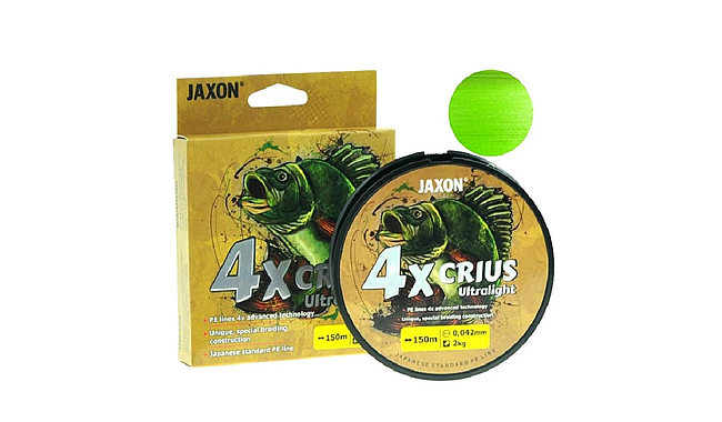 Шнур Jaxon Crius 4x UltraLight 150 м 0,082 мм - фото 1