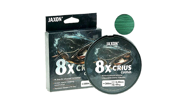 Шнур Jaxon Crius 8x Catfish 300 м 0,40 мм - фото 2
