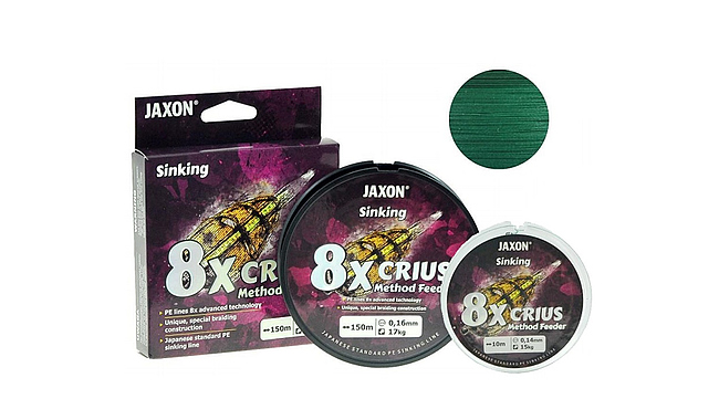 Шнур Jaxon Crius 8x Method Feeder 10 м 0,14 мм - фото 1