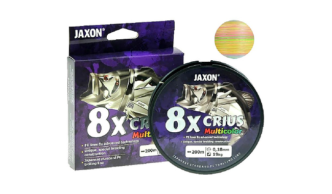 Шнур Jaxon Crius 8x 200 м 0,25 мм - фото 1