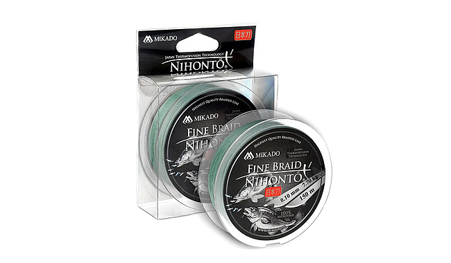 Шнур Mikado Nihonto Fine Braid 150 м 0,08 мм 4,95 кг - фото 2