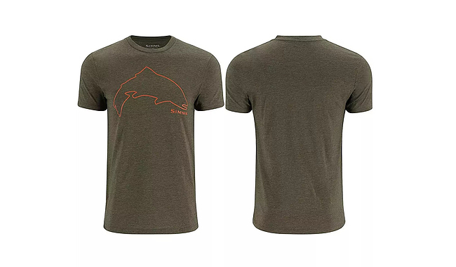 Футболка Simms Trout Outline T-Shirt - фото 1