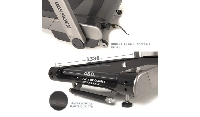 Беговая дорожка Toorx Mirage-C80 - дополнительное фото 3