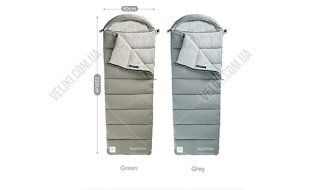 Спальний мішок Naturehike M300 NH20MSD02 220 cм R - дополнительное фото 4