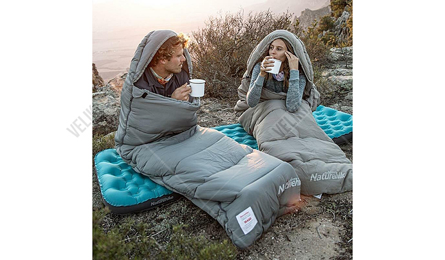 Спальный мешок Naturehike M400 NH20MSD02 220 cм L - дополнительное фото 1