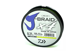 Шнур Daiwa J-Braid X4E 135 м 0,13 мм 5,9 кг