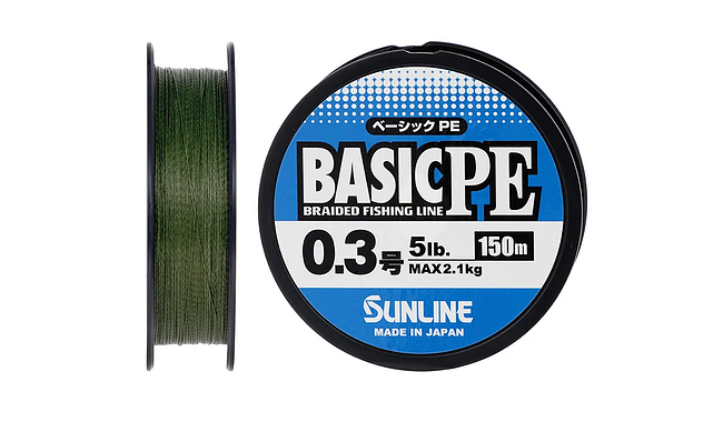 Шнур Sunline Basic PE HG 150 м 0,094 мм 2,1 кг - фото 1