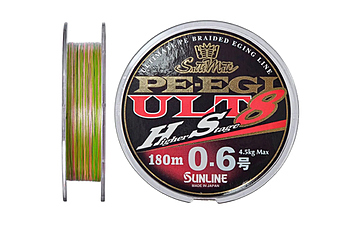 Шнур Sunline PE EGI ULT HS8 180m #0.6/0.128 mm 4.5 kg