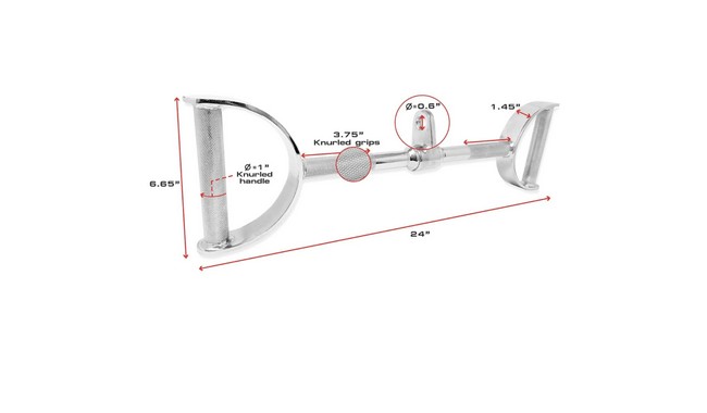 Ручка для верхней тяги York Fitness Y-6833 60 см - дополнительное фото 6
