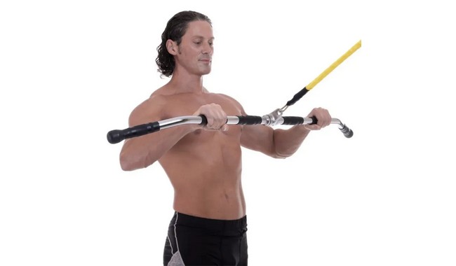 Ручка для верхней тяги York Fitness Y-36160 122 см - дополнительное фото 8