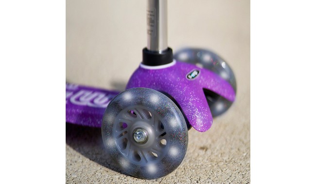Самокат Micro Mini Deluxe Fairy Glitter LED - дополнительное фото 5