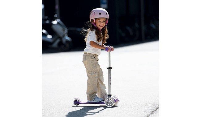 Самокат Micro Mini Deluxe Fairy Glitter LED - дополнительное фото 7