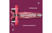 Самокат Micro Mini Deluxe Fairy Glitter LED - дополнительное фото 12