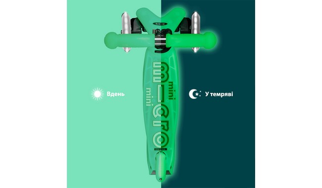 Самокат Micro Mini Deluxe Glow LED - дополнительное фото 5