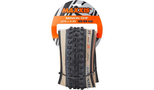 Покришка Maxxis Minion DHF 27.5x2.3" 3C MaxxTerra EXO TR Skinwall - дополнительное фото 1