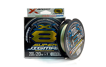 Шнур YGK X-Braid Super Jigman X8 200 м #1,2 11,34 кг