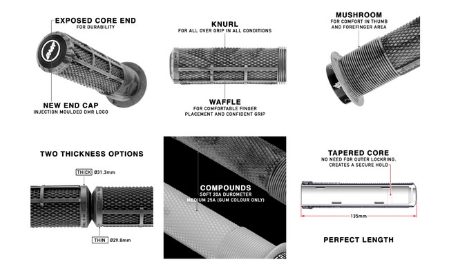 Грипси DMR DeathGrip2 Flange Thick - дополнительное фото 3