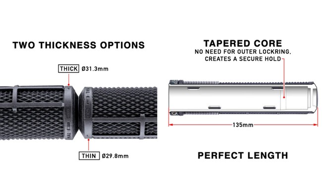 Грипси DMR DeathGrip2 Race Flangeless Thin - дополнительное фото 8