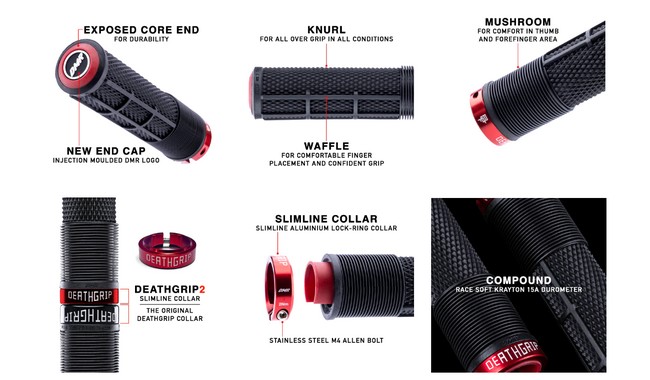 Грипси DMR DeathGrip2 Race Flangeless Thick - дополнительное фото 7