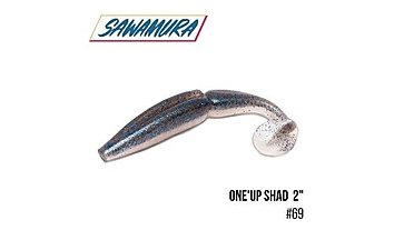 Виброхвост Sawamura One'Up Shad 2" 9 шт