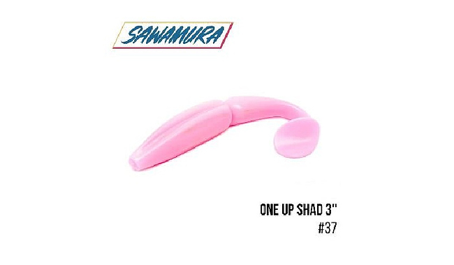 Виброхвост Sawamura One'Up Shad 3" 7 шт - фото 12