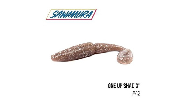 Виброхвост Sawamura One'Up Shad 3" 7 шт - фото 17