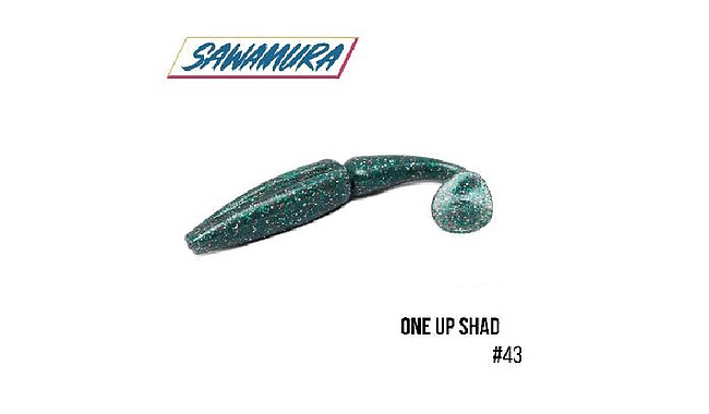 Виброхвост Sawamura One'Up Shad 3" 7 шт - фото 18