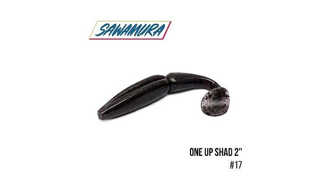 Виброхвост Sawamura One'Up Shad 4" 6 шт - фото 7